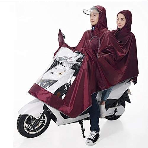 Bike Scooter Double Raincoat Umbrella - CDesk Dropship