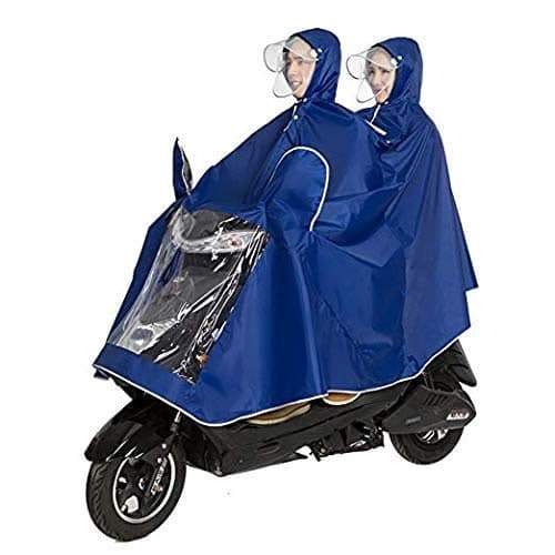 Bike Scooter Double Raincoat Umbrella - CDesk Dropship